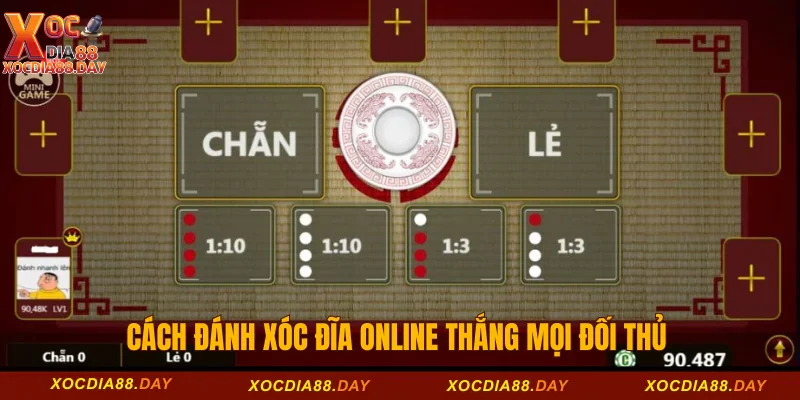 Cách đánh xóc đĩa online thắng mọi đối thủ  