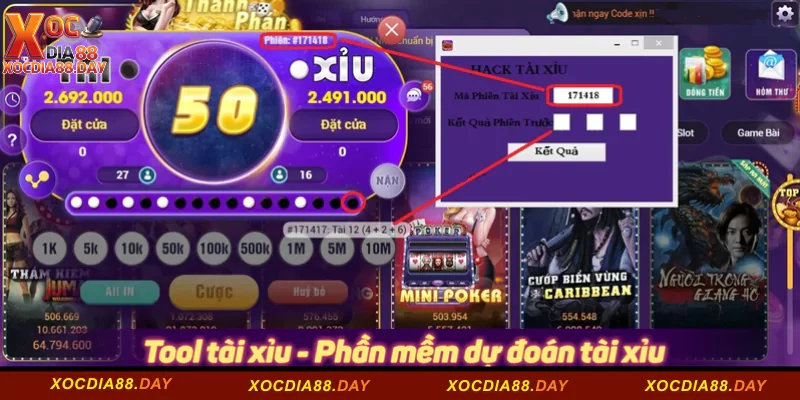 Phần mềm auto đặt Tài xỉu